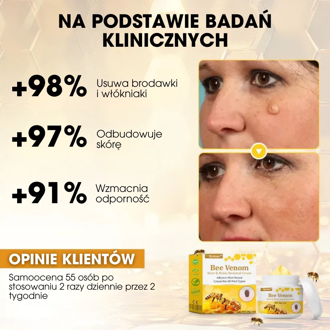 DermaBee™ – Silny krem z jadem pszczelim - 1+1 GRATIS