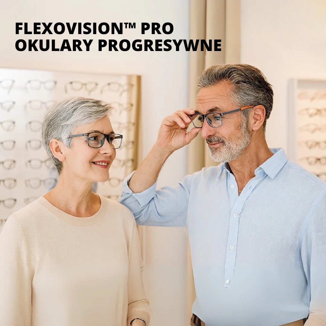 FlexoVision™ Pro – Okulary progresywne z filtrem światła niebieskiego
