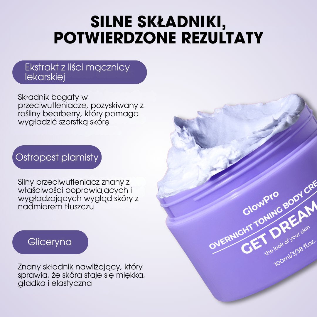 GlowPro™ – Ujędrniający krem na noc - 1+1 GRATIS