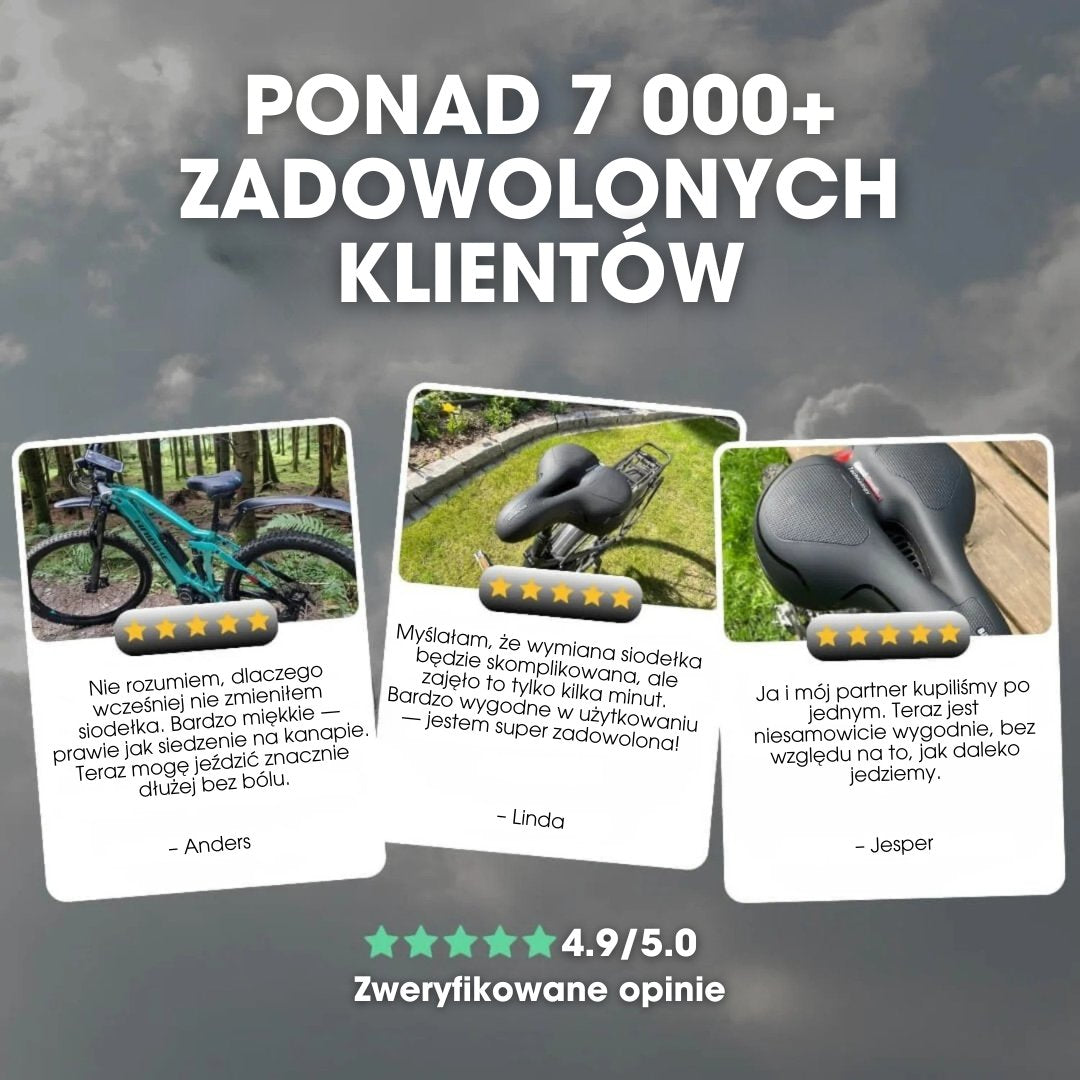 AirSeat™ – Wygodna jazda na rowerze bez bólu