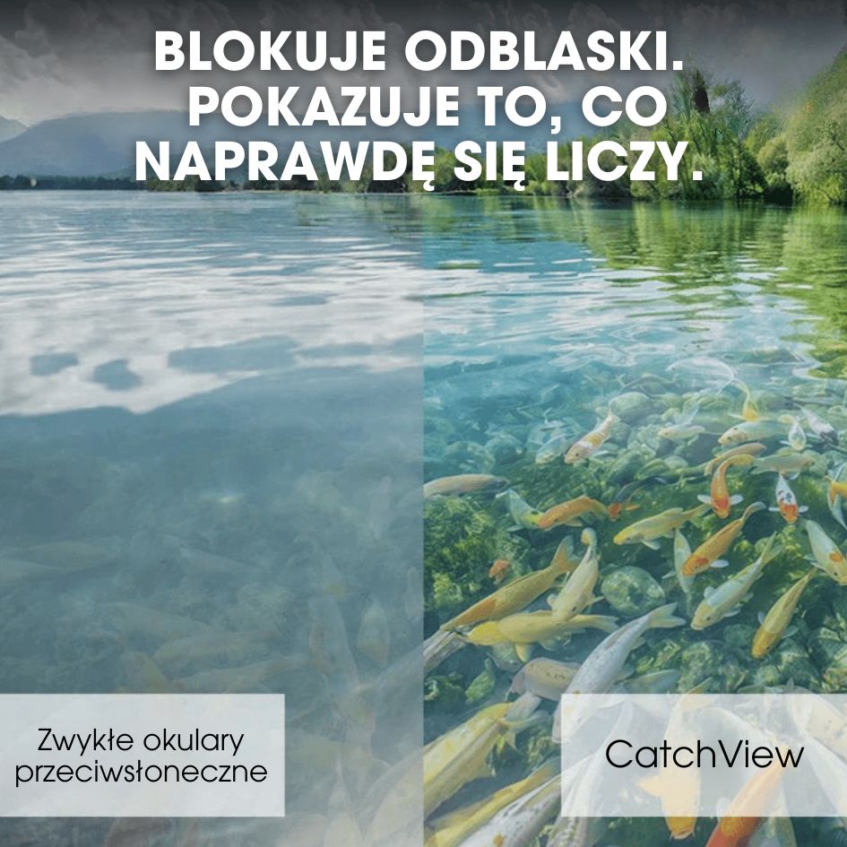 CatchView™ – Premium polaryzacyjne okulary dla wędkarzy