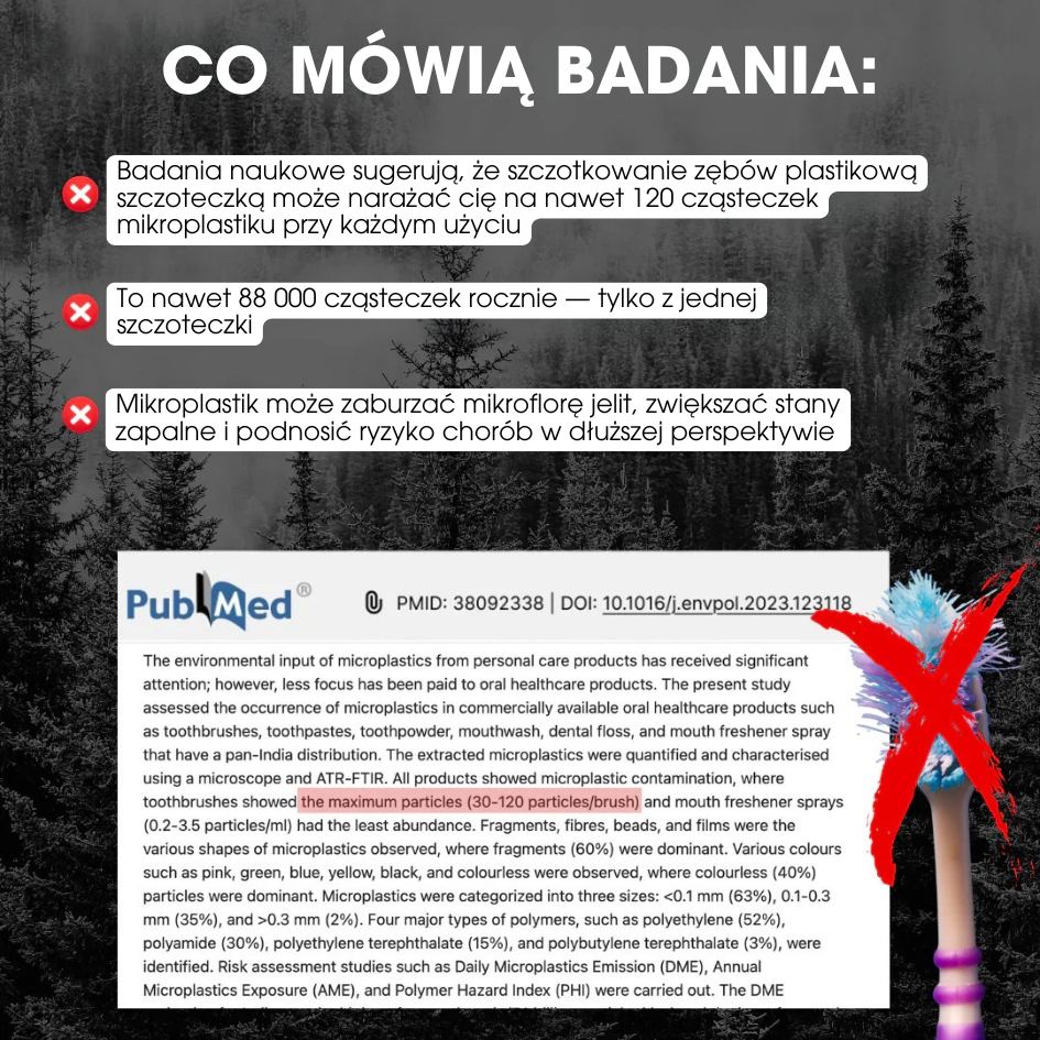 EcoBrush™ - Szczoteczka do zębów z włosiem z dzika i bambusa