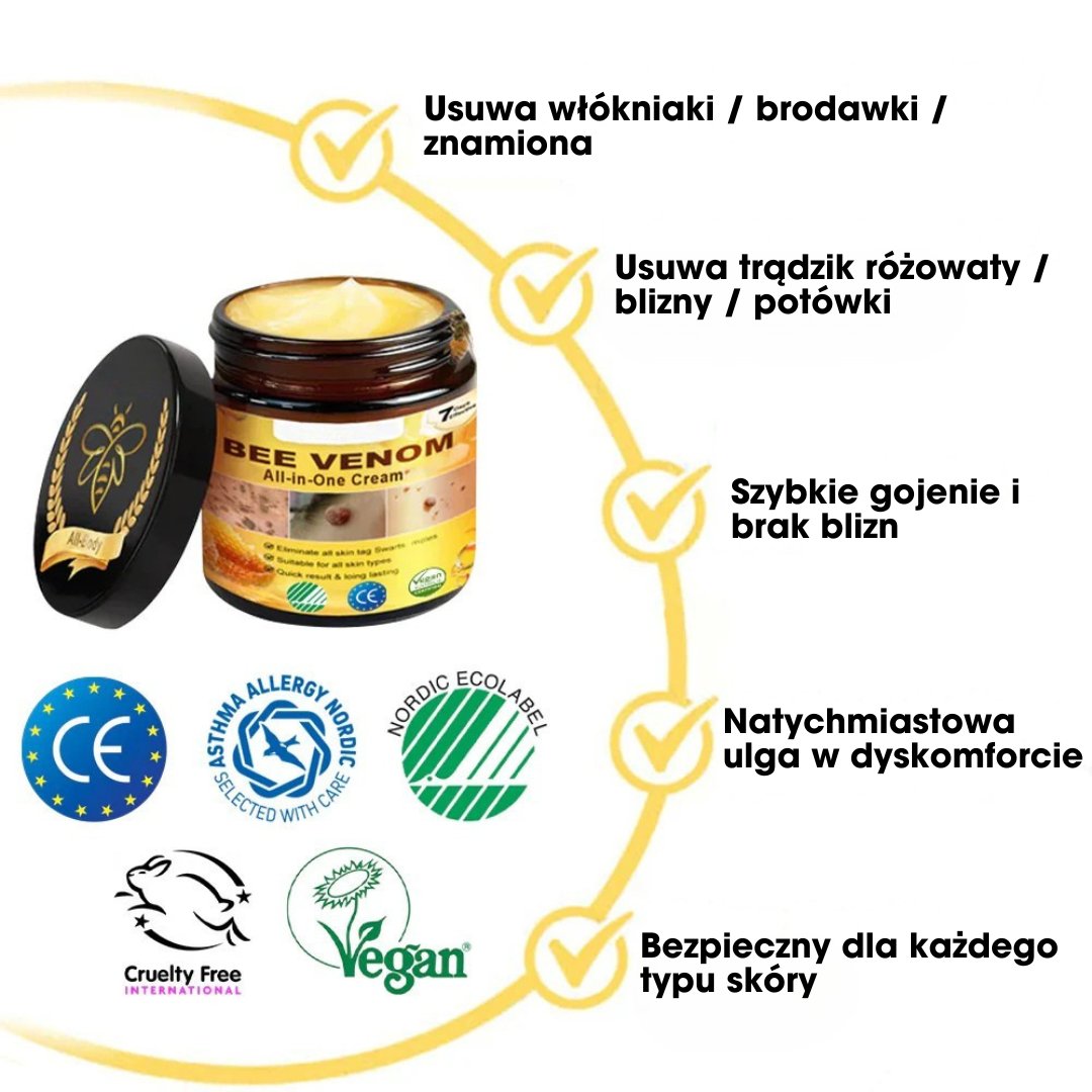 DermaBee™ – Silny krem z jadem pszczelim - 1+1 GRATIS