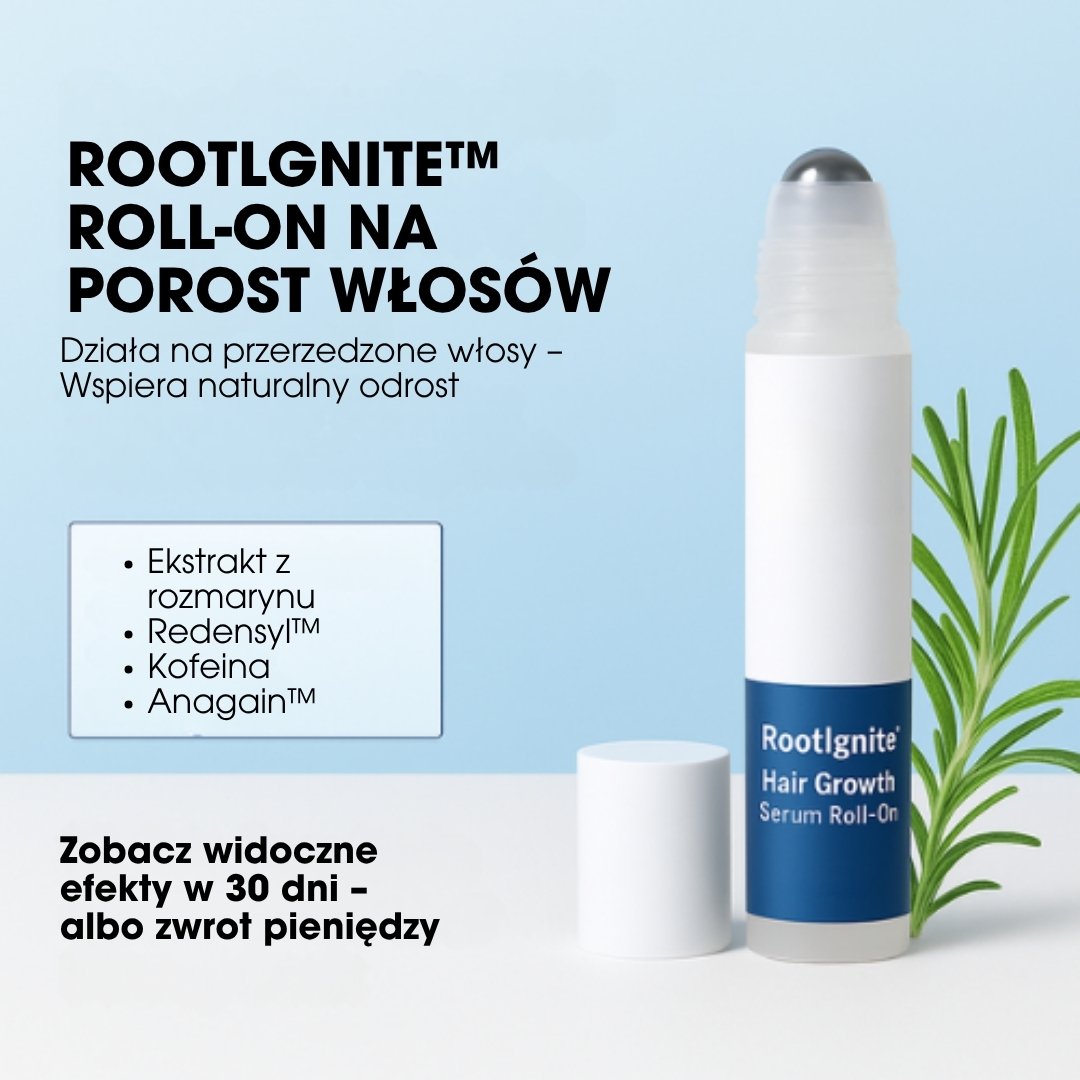 RootIgnite™ – Roll-on na natychmiastowy porost włosów - 1+1 GRATIS