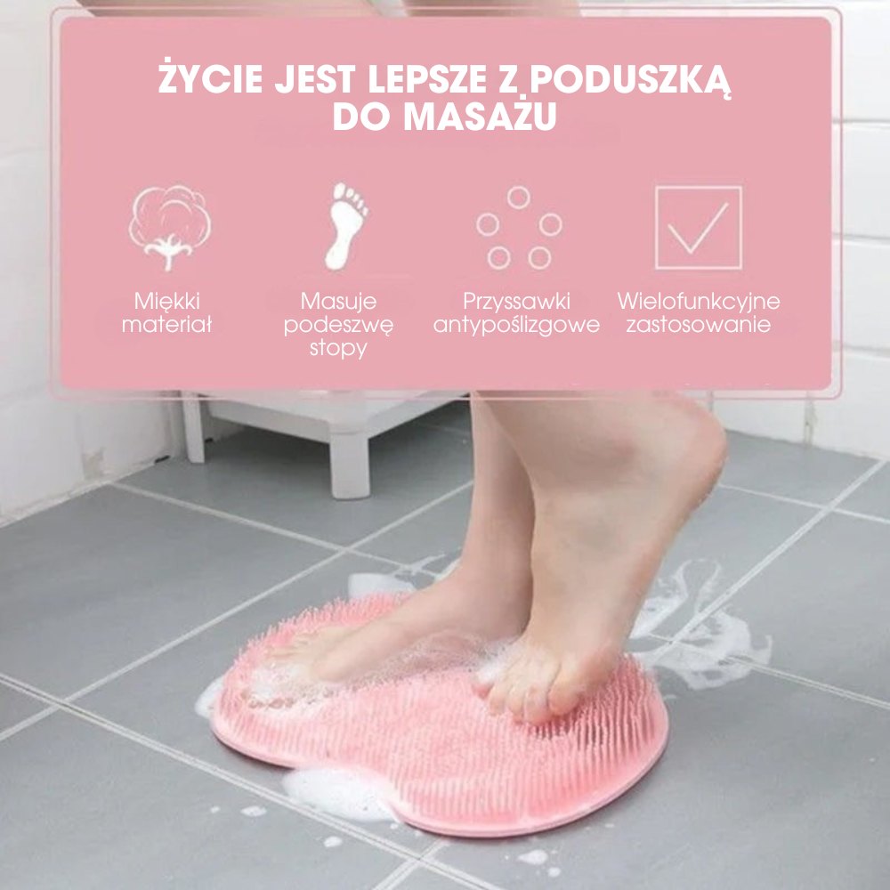 ScrubMat™ – Antypoślizgowa mata do masażu i mycia pod prysznic
