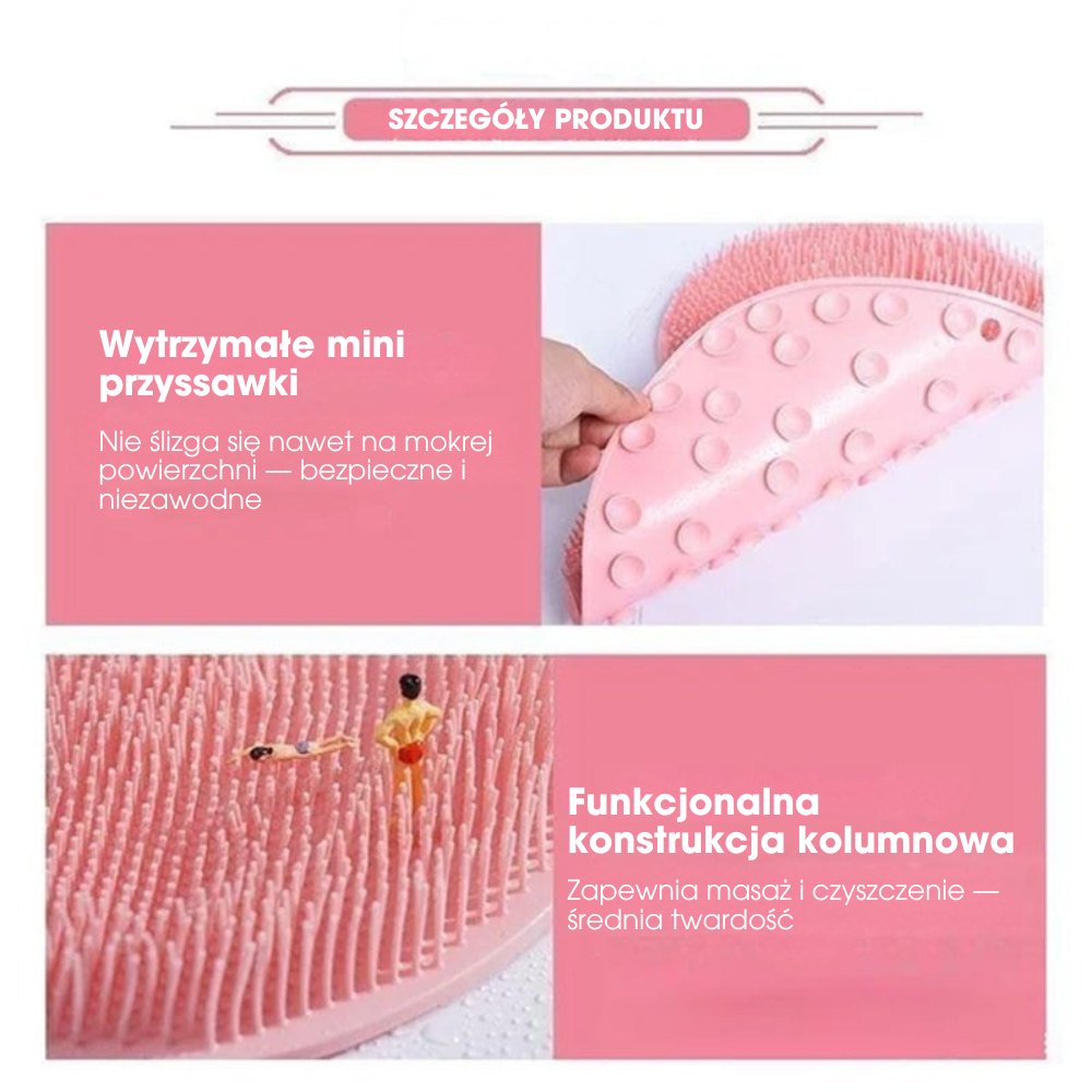 ScrubMat™ – Antypoślizgowa mata do masażu i mycia pod prysznic