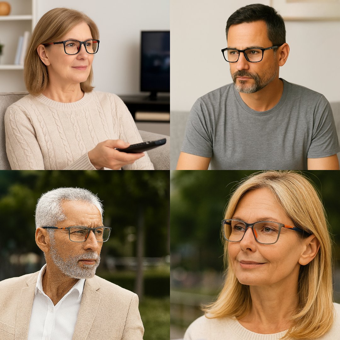 FlexoVision™ Pro – Okulary progresywne z filtrem światła niebieskiego