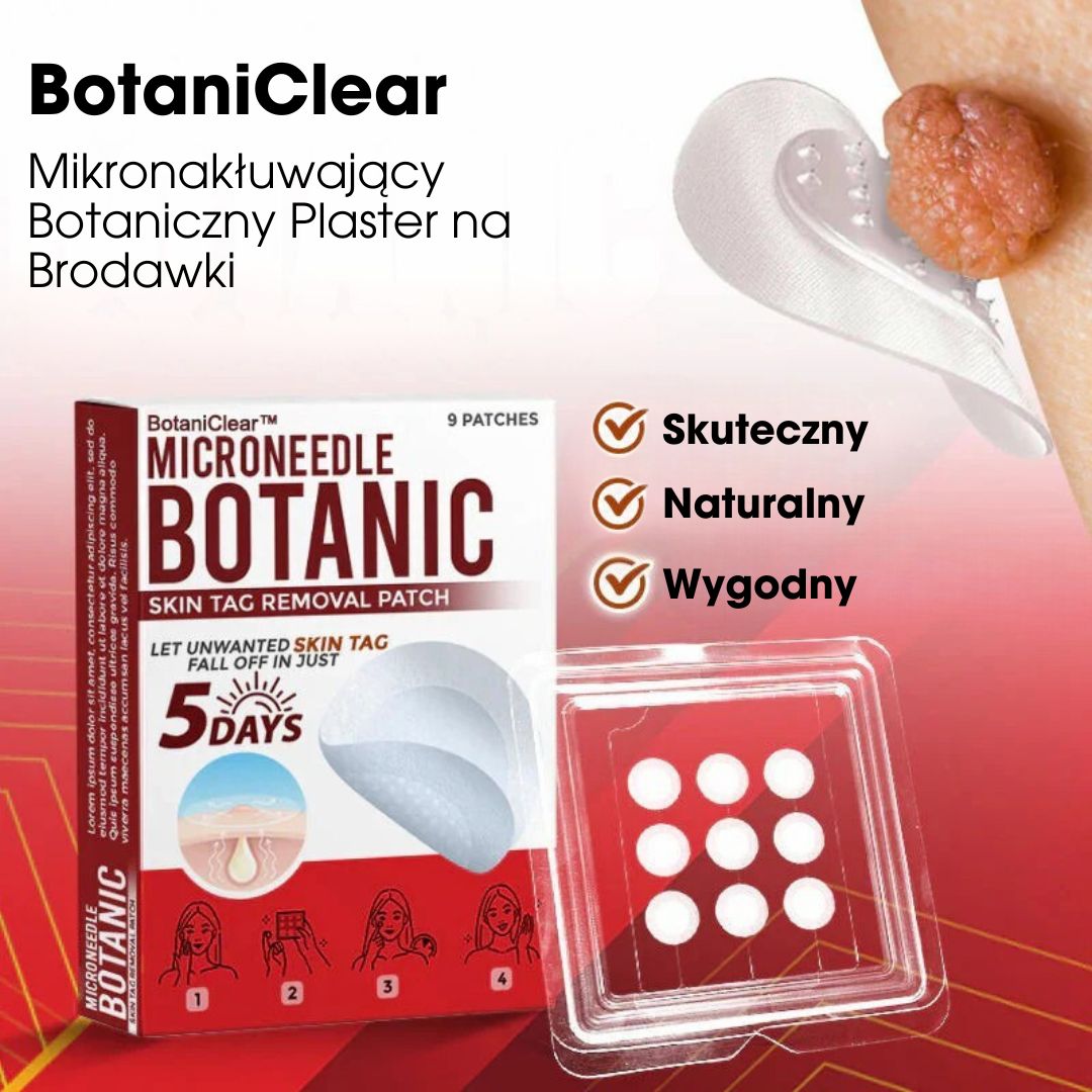 BotaniClear™ – Plaster z mikronakłuciami na zmiany skórne - 1+1 GRATIS
