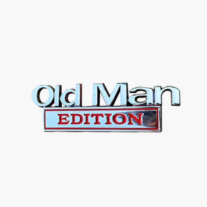 Old Man Edition – Zabawna odznaka na samochód