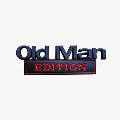 Old Man Edition – Zabawna odznaka na samochód