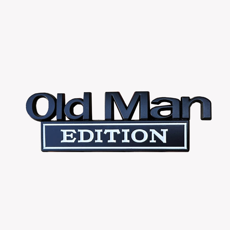 Old Man Edition – Zabawna odznaka na samochód