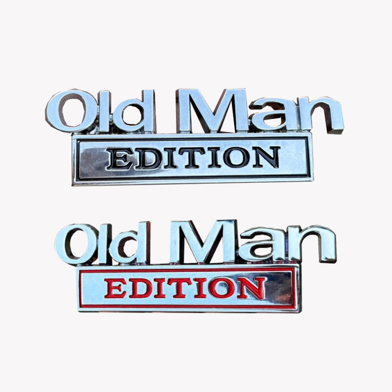 Old Man Edition – Zabawna odznaka na samochód