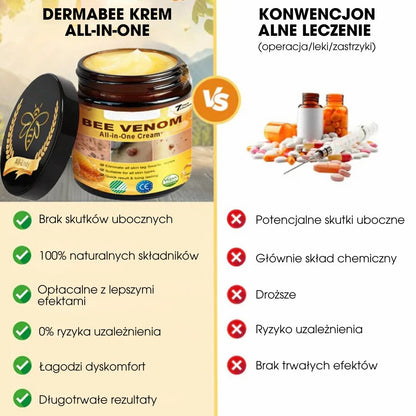 DermaBee™ – Silny krem z jadem pszczelim - 1+1 GRATIS