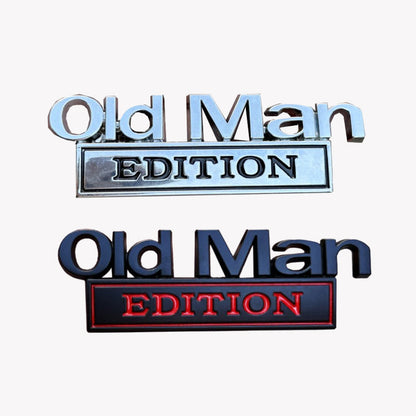 Old Man Edition – Zabawna odznaka na samochód