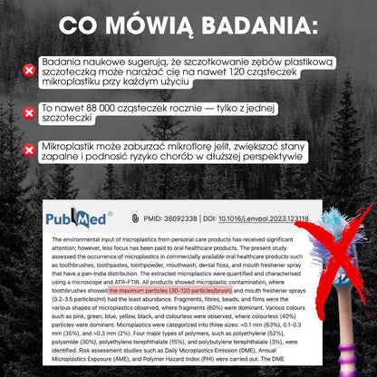 EcoBrush™ - Szczoteczka do zębów z włosiem z dzika i bambusa