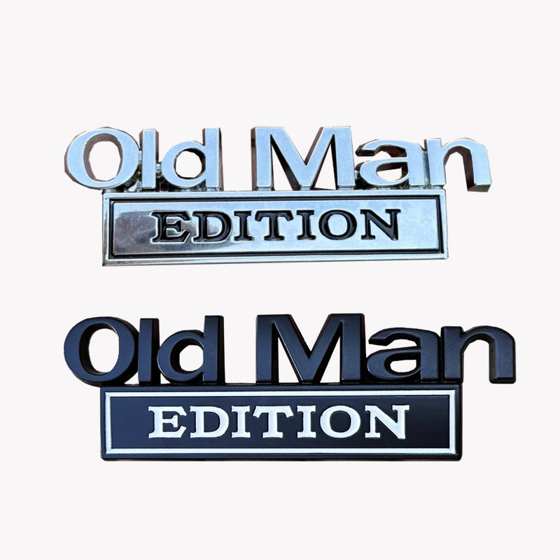 Old Man Edition – Zabawna odznaka na samochód