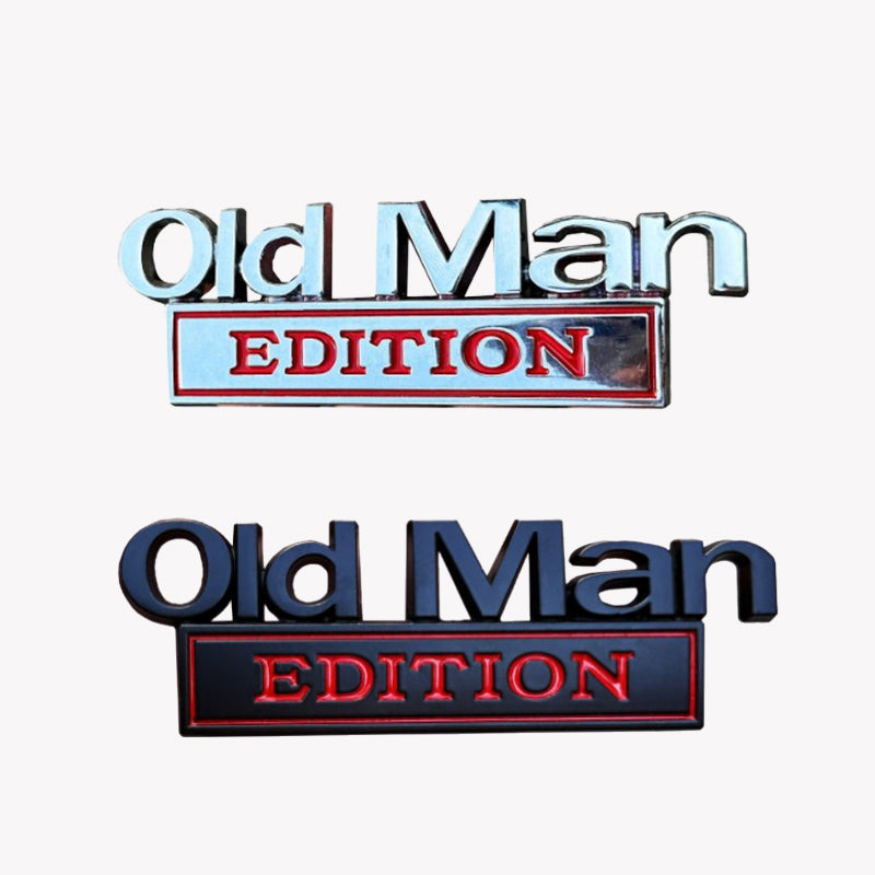Old Man Edition – Zabawna odznaka na samochód