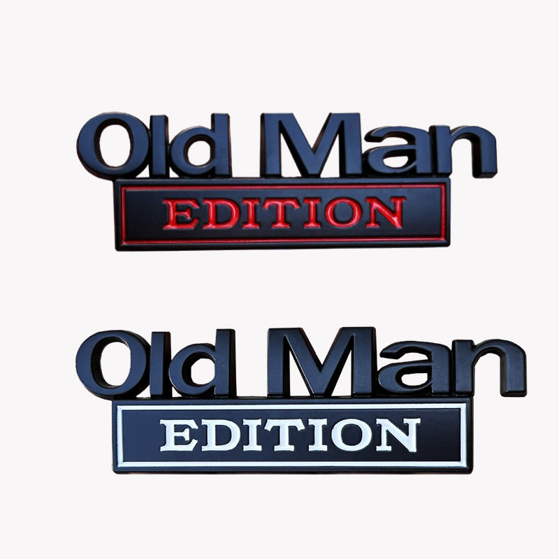 Old Man Edition – Zabawna odznaka na samochód