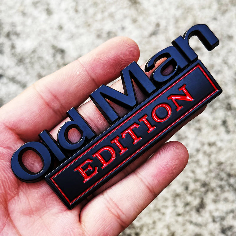 Old Man Edition – Zabawna odznaka na samochód